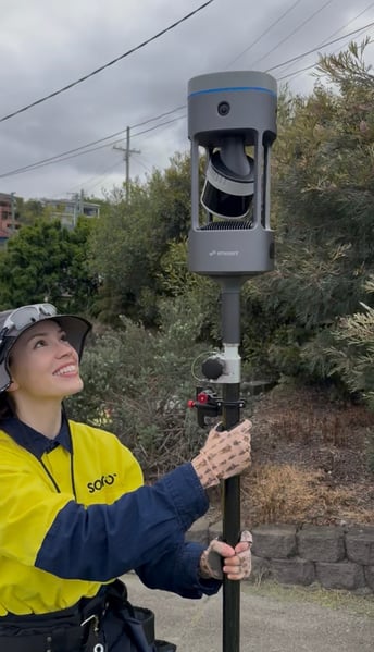 Sonto GX1 Survey Pole mount