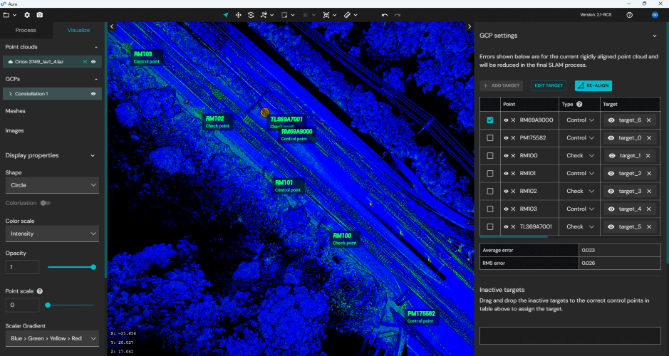 Emesent GCP Accuracy Report_Control and Check Points