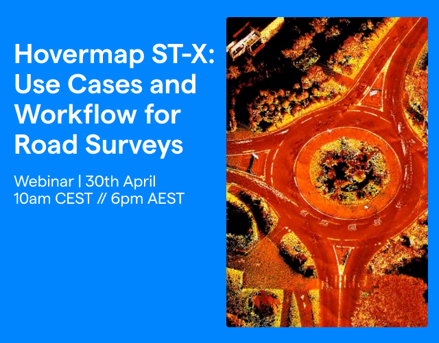 Hovermap ST-X: Use Cases and Workflow for Road Surveys