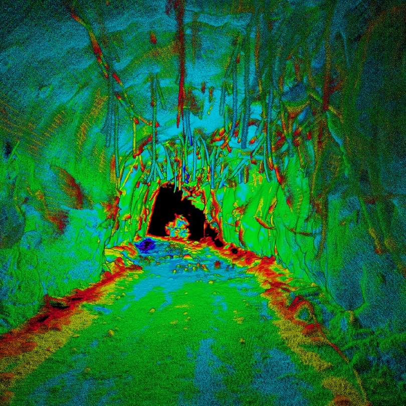 Monitoring convergence in an underground gold mine
